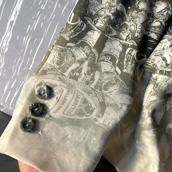 Vanessa G silk environmental statement blazer Jacket - Picture 14 of 16